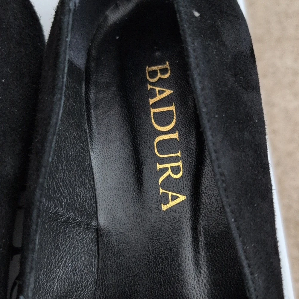 Fabulous Black Loafer Style Shoes Handmade In Poland. Leather - Picture 7 of 8